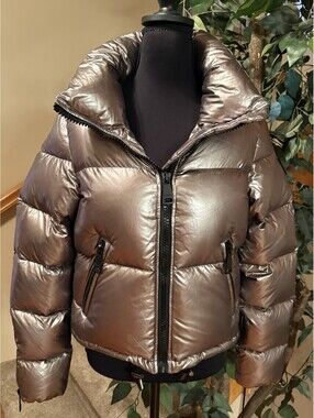 SAM. Marni Down Jacket Women’s Size S Gunmetal Silver Retail $350